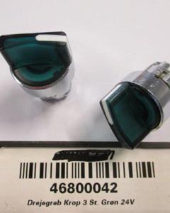 Lamp Switch Body 24V Green